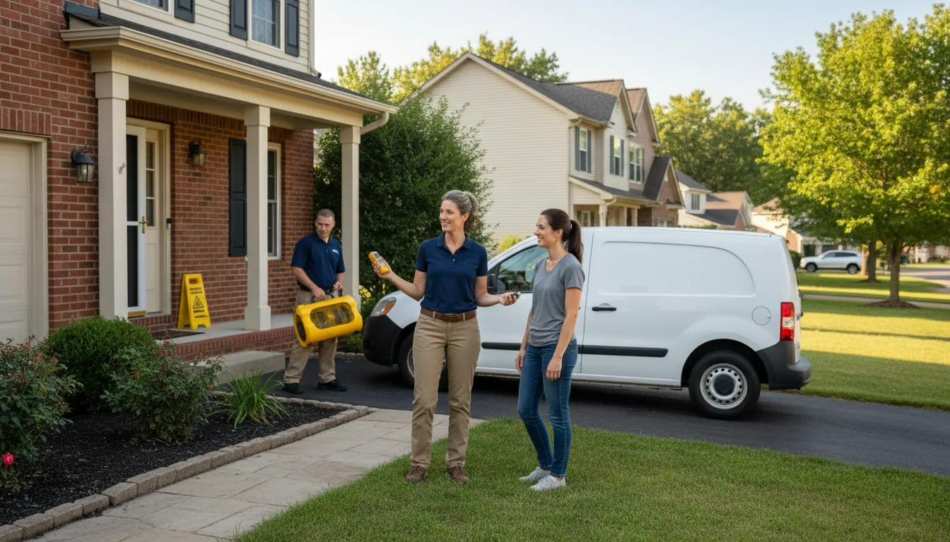 Residential water damage restoration in Lenoir, NC